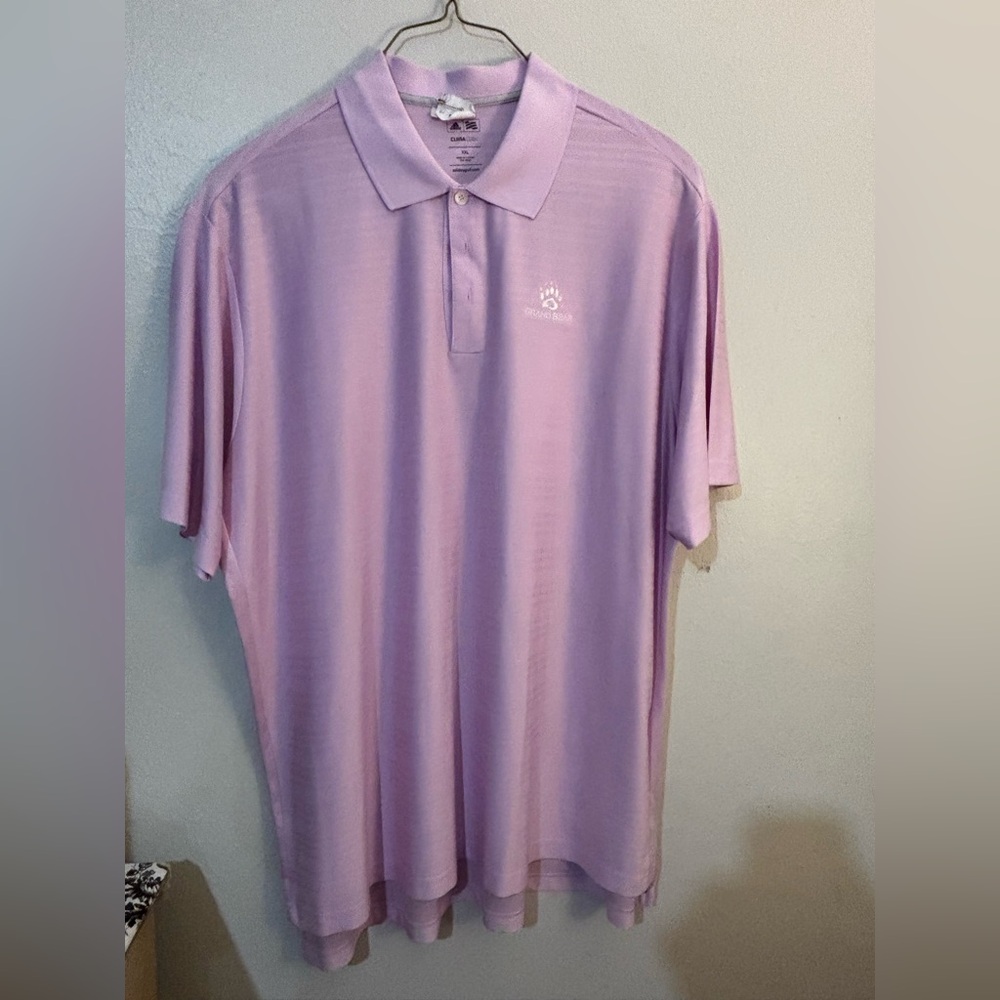 Adidas Lilac Golf Polo Shirt